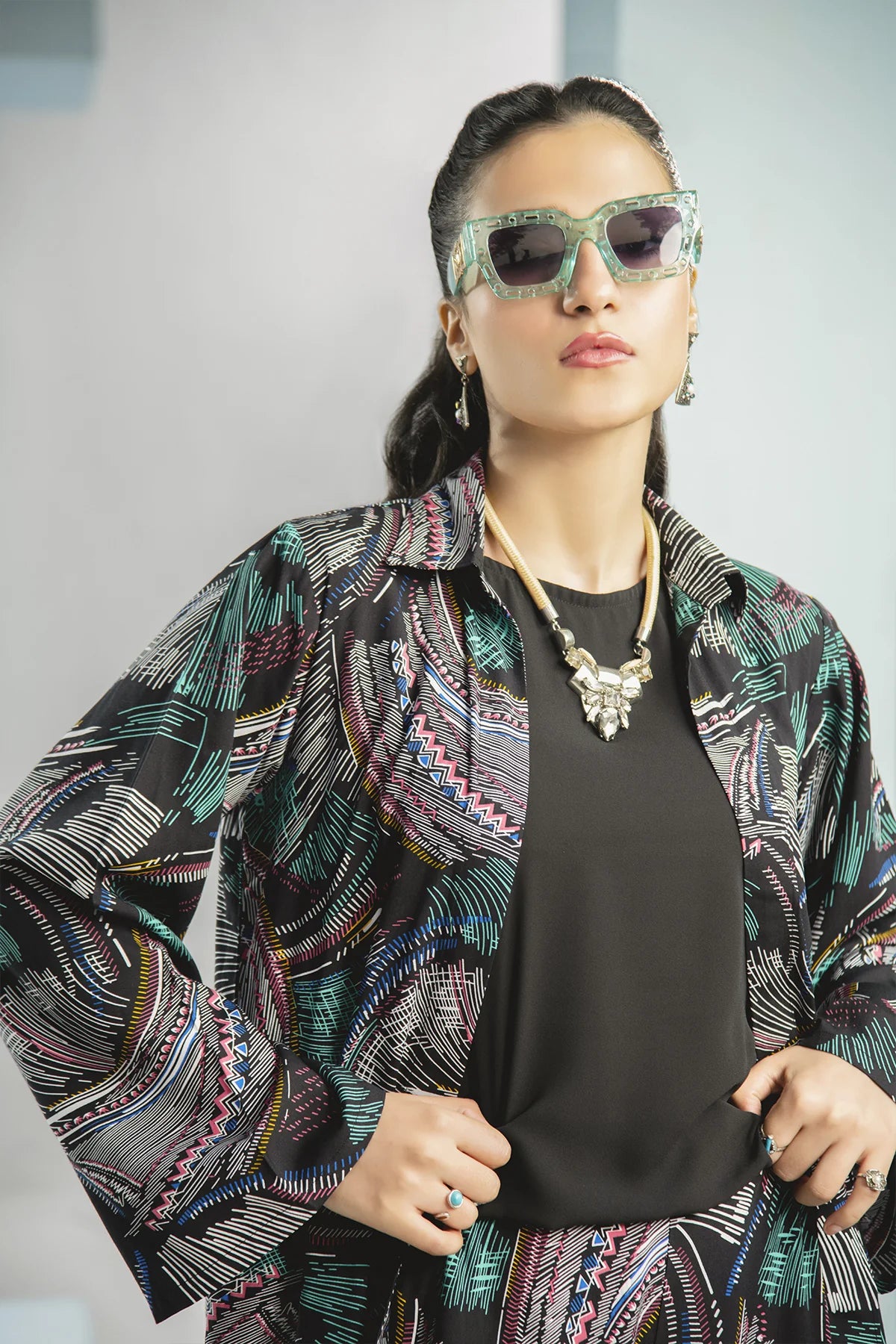 Comfort Floral Shrug 3 Piece CC03