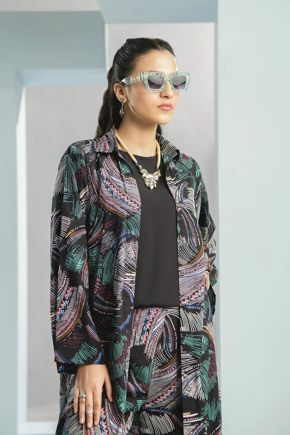 Comfort Floral Shrug 3 Piece CC03