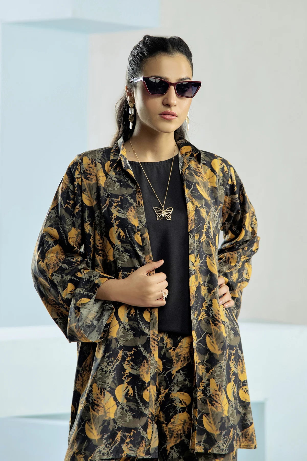 Comfort Floral Shrug 3 Piece CC01
