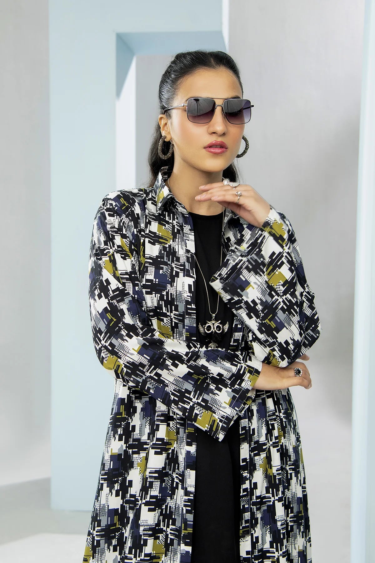Comfort Floral Shrug 3 Piece CC02