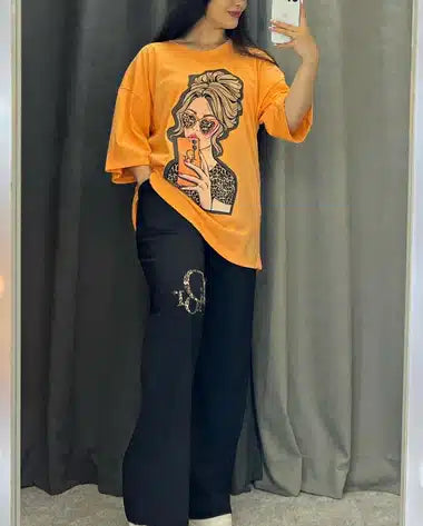 Women Drop Shoulder Summer Suit.
