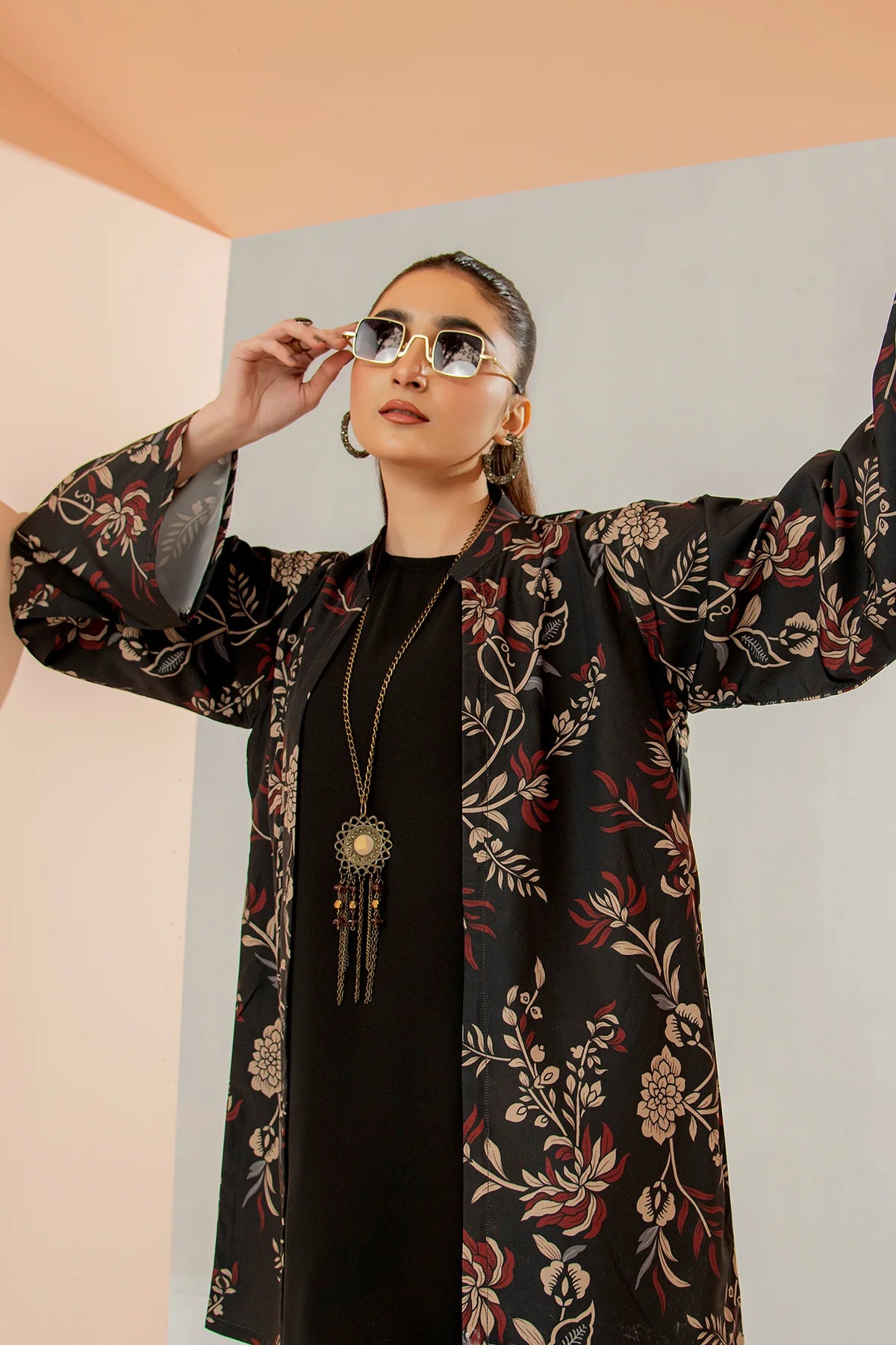 Comfort Floral Shrug 3 Piece CC04