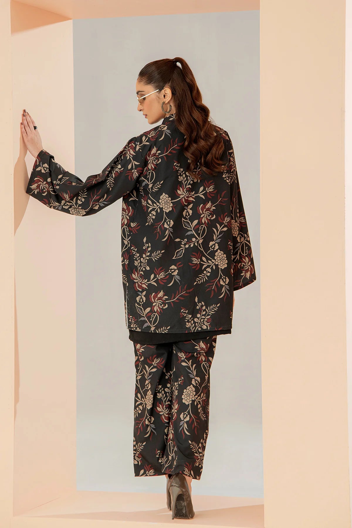 Comfort Floral Shrug 3 Piece CC04