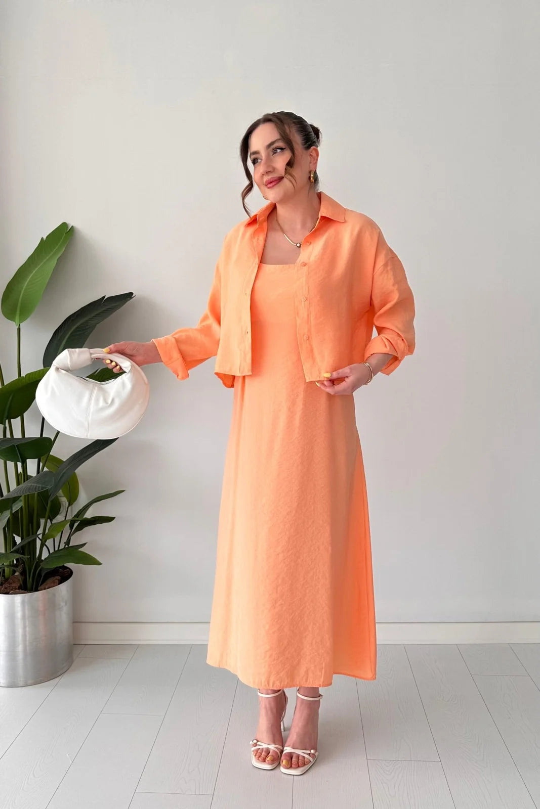 Comfort Korean Style Long Koti Maxi 2 Piece