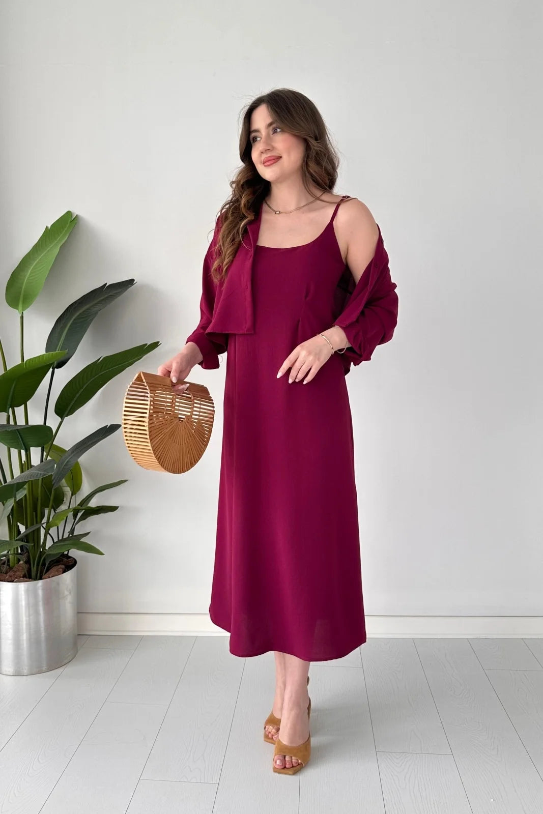Comfort Korean Style Long Koti Maxi 2 Piece